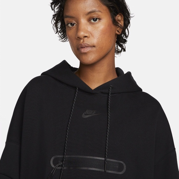 SPORTSWEAR WOMEN'S TECH FLEECE - BLACK/BLACK - Picture 7 of 12
